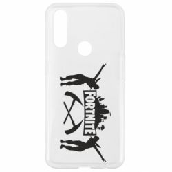 Чехол для Oppo A31 Fortnite dancing logo - PrintSalon