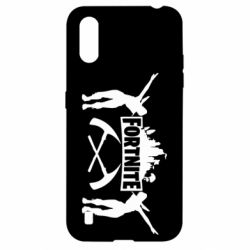 Чехол для Samsung A01/M01 Fortnite dancing logo