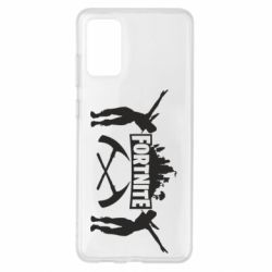 Чехол для Samsung S20+ Fortnite dancing logo - PrintSalon