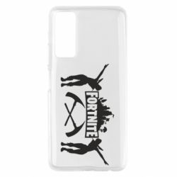 Чехол для Huawei P Smart 2021 Fortnite dancing logo - PrintSalon