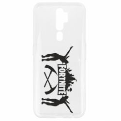 Чехол для Oppo A5/A9 2020 Fortnite dancing logo - PrintSalon