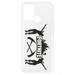 Чехол для Oppo A52/A72/A92 Fortnite dancing logo - PrintSalon