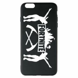 Чехол для iPhone 6 Plus/6S Plus Fortnite dancing logo - PrintSalon
