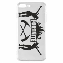 Чехол для iPhone 7 Plus Fortnite dancing logo - PrintSalon