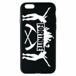 Чехол для iPhone 6/6S Fortnite dancing logo - PrintSalon