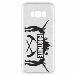 Чехол для Samsung S8 Fortnite dancing logo - PrintSalon