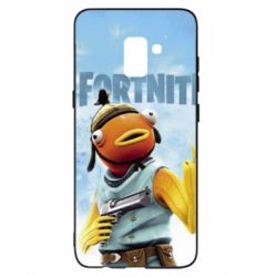Чехол для Samsung A8+ 2018 Fortnite fishstick - PrintSalon