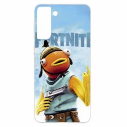 Чехол для Samsung S21+ Fortnite fishstick - PrintSalon