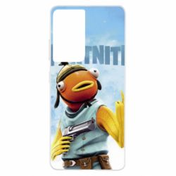 Чехол для Samsung S21 Ultra Fortnite fishstick - PrintSalon