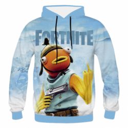 Мужское 3D худи Fortnite fishstick - PrintSalon
