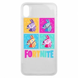 Чехол для iPhone Xs Max Fortnite Llamas - PrintSalon