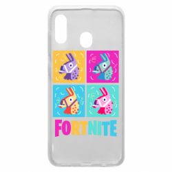 Чехол для Samsung A30 Fortnite Llamas - PrintSalon