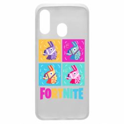 Чехол для Samsung A40 Fortnite Llamas - PrintSalon