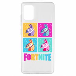 Чехол для Samsung A51 Fortnite Llamas - PrintSalon