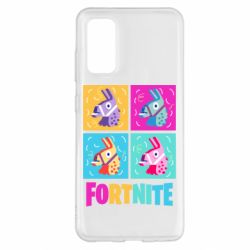 Чехол для Samsung S20 Fortnite Llamas - PrintSalon
