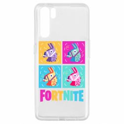 Чехол для Oppo A91/Reno3 Fortnite Llamas - PrintSalon
