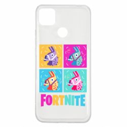 Чехол для Xiaomi Redmi 9c Fortnite Llamas