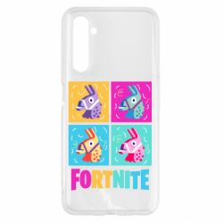 Чехол для Realme 6 Fortnite Llamas - PrintSalon