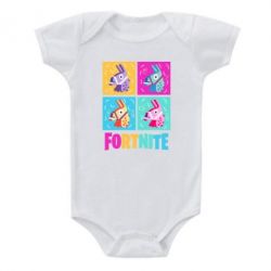 Детский бодик Fortnite Llamas - PrintSalon