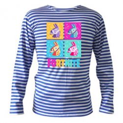 Тельняшка с длинным рукавом Fortnite Llamas - PrintSalon