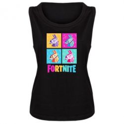 Женская майка Fortnite Llamas - PrintSalon