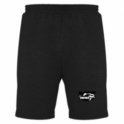 Мужские шорты Fortnite logo and heroes - PrintSalon