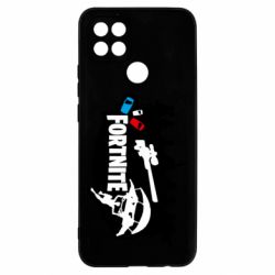 Чехол для Oppo A15s/A15 Fortnite logo and heroes - PrintSalon