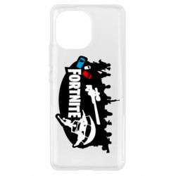 Чехол для Xiaomi Mi11 Fortnite logo and heroes - PrintSalon