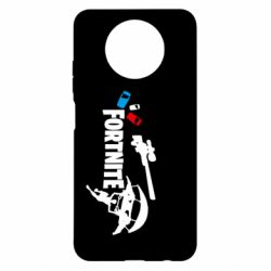 Чехол для Xiaomi Redmi Note 9 5G/Redmi Note 9T Fortnite logo and heroes - PrintSalon