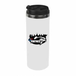 Термокружка Fortnite logo and heroes - PrintSalon