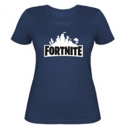 Женская футболка Fortnite logo - PrintSalon
