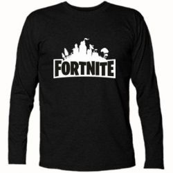 Футболка с длинным рукавом Fortnite logo - PrintSalon
