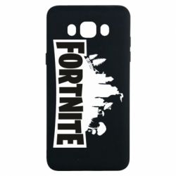 Чехол для Samsung J7 2016 Fortnite logo - PrintSalon