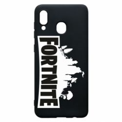 Чехол для Samsung A30 Fortnite logo - PrintSalon