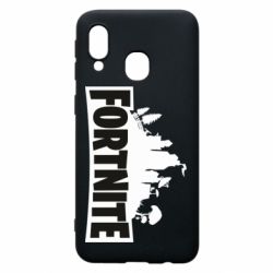 Чехол для Samsung A40 Fortnite logo - PrintSalon