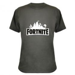 Камуфляжная футболка Fortnite logo - PrintSalon