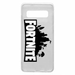 Чехол для Samsung S10 Fortnite logo - PrintSalon