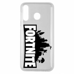 Чехол для Samsung M30 Fortnite logo - PrintSalon