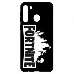 Чехол для Samsung A21 Fortnite logo - PrintSalon