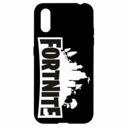 Чехол для Samsung A01/M01 Fortnite logo