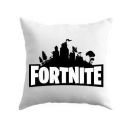 Подушка Fortnite logo - PrintSalon