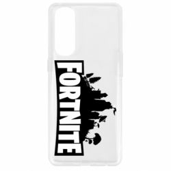 Чехол для Oppo Reno 4 Pro Fortnite logo - PrintSalon