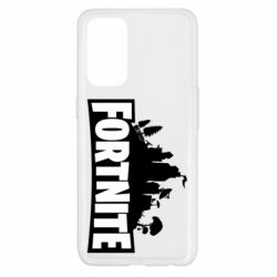 Чехол для Oppo Reno 5 4G Fortnite logo - PrintSalon