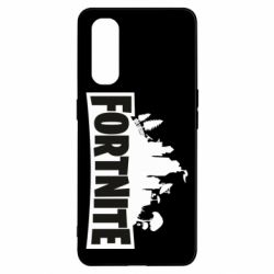 Чехол для Oppo Find X2 Fortnite logo - PrintSalon