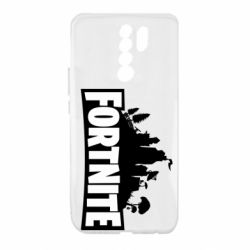 Чехол для Xiaomi Redmi 9 Fortnite logo - PrintSalon
