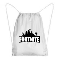 Рюкзак-мешок Fortnite logo - PrintSalon