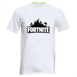 Мужская футболка для спорта Fortnite logo - PrintSalon