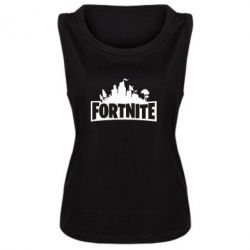 Женская майка Fortnite logo - PrintSalon