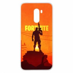 Чехол для Xiaomi Pocophone F1 Fortnite minimalist silhouettes - PrintSalon