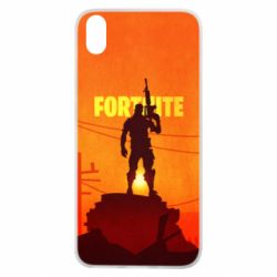 Чехол для Xiaomi Redmi 7A Fortnite minimalist silhouettes - PrintSalon